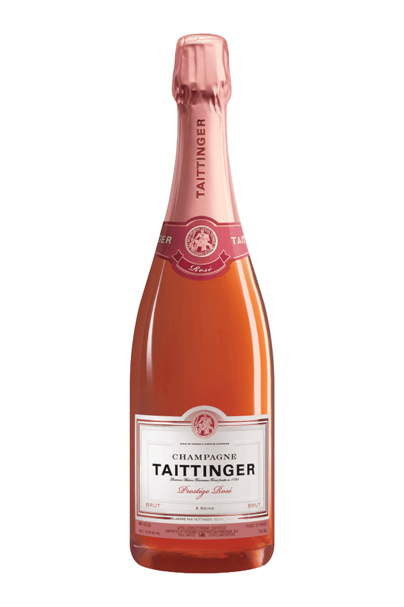 Taittinger Champagne Brut Prestige Rose Champagne Blend - 750ML 