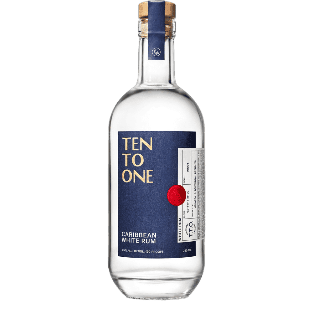 Ten To One White Rum 90 Proof - 750ML 