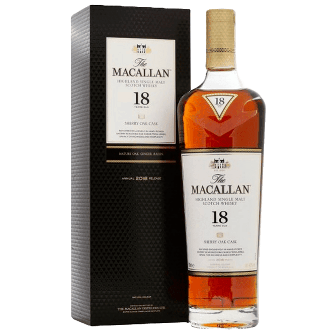 The Macallan 18 Year Old Sherry Oak - 750ML 