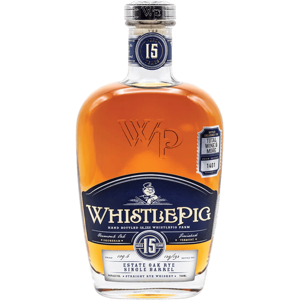 WhistlePig 15 Year Rye Cask Strength Barrel Select Real Liquor