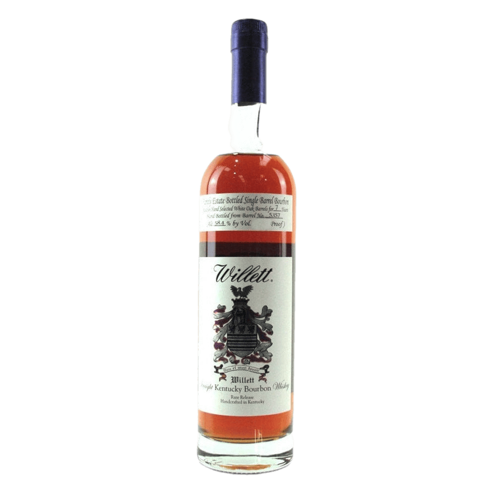 Willett Family Estate Bottled Single Barrel Bourbon Aged in White Oak Barrels for 9 Years 137.2 Proof "November Rain" - 750ML 
