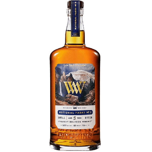 Wyoming Whiskey 5 Years Old National Parks Small Batch Straight Bourbon Whiskey Limited Edition - 750ML Bourbon