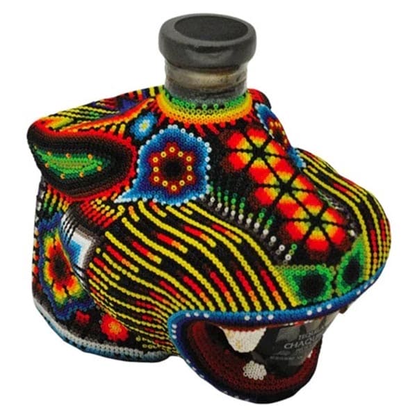 Chaquira Beaded Jaguar Extra Anejo Tequila Real Liquor
