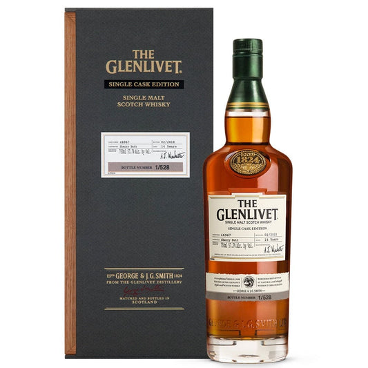 The Glenlivet Single Cask Edition 14 Year Single Malt Scotch Whisky 2018 Real Liquor