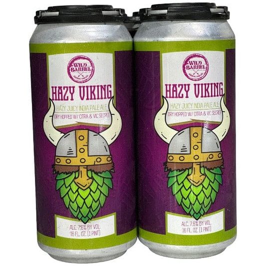 Wild Barrel Hazy Viking Juicy IPA Beer