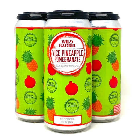 Wild Barrel Vice Pineapple Pomegranate Sour Ale Beer 